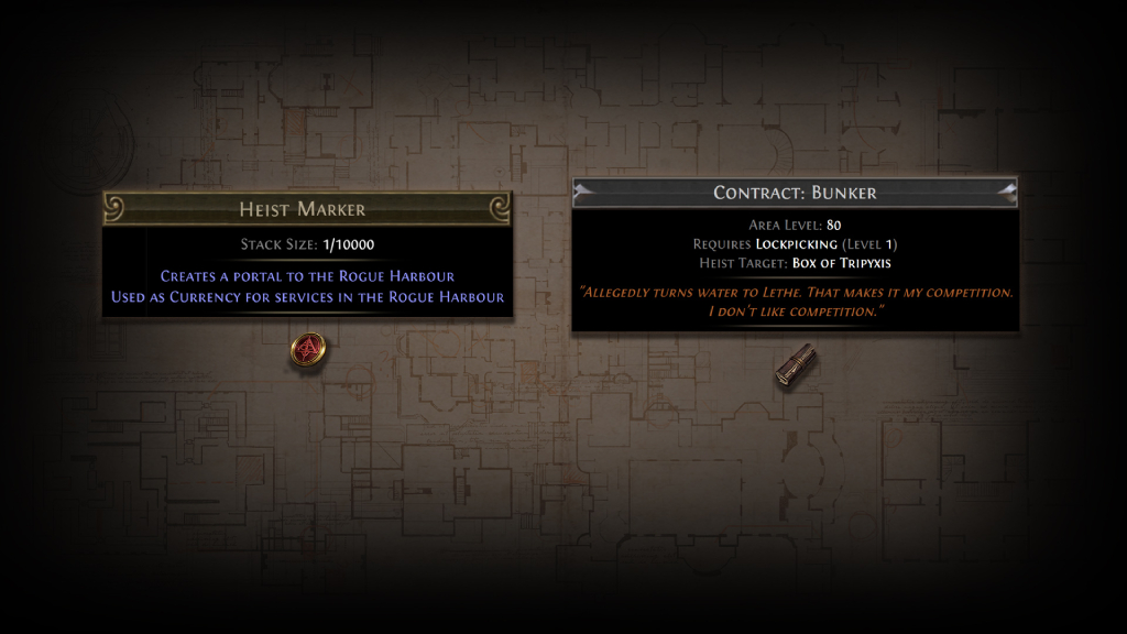 PoE 3.12 Heist Markers and Contracts